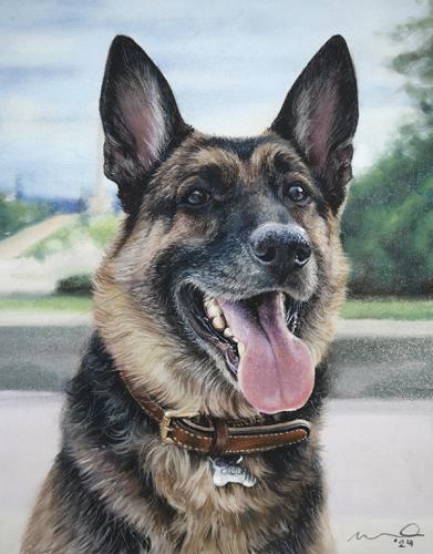 Katie Emmitt Art - Dog Pastel Portrait